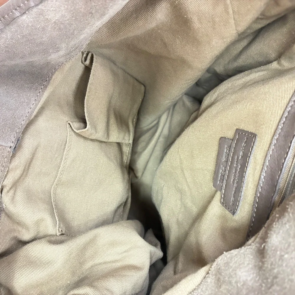 Hotel Particulier Italy Suede Bag Oversized Slouchy Genuine Leather Boho Luxury